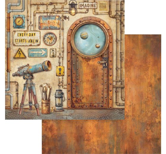 Scrapbook block "A New Beginning"