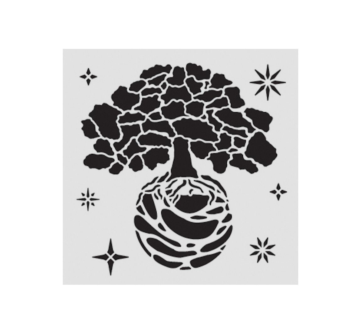 Sjabloon "A New Beginning - World Tree"