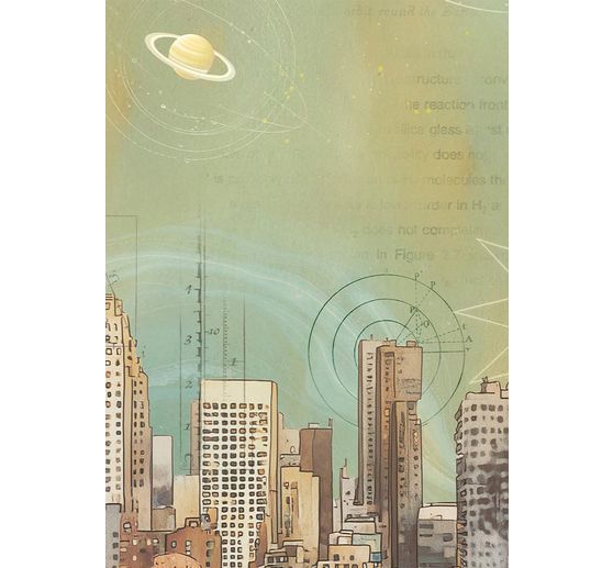 Motif straw silk backgrounds "A New Beginning", set of 8