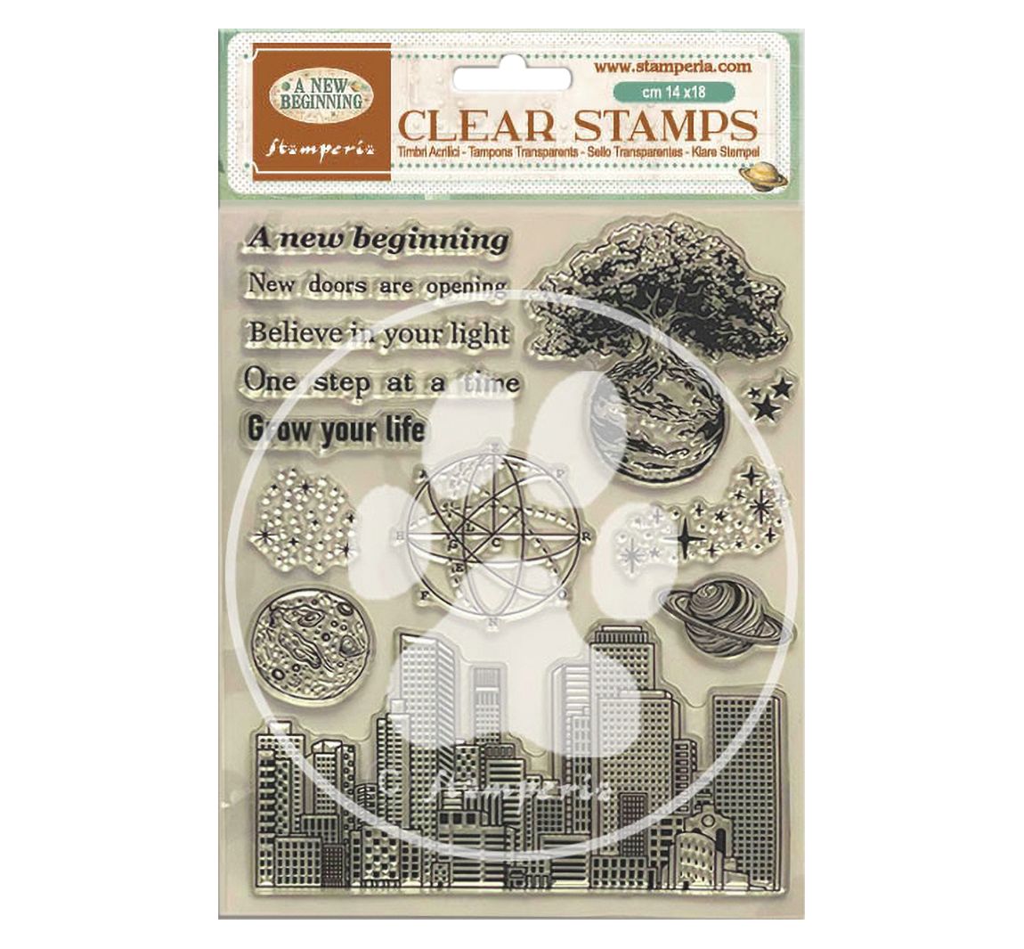 Clear Stamps "A New Beginning"