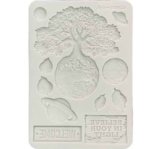 Silicone mould A5 "A New Beginning - Planets"