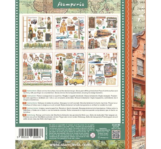 XL Rub On assortiment "Art of Travelling"