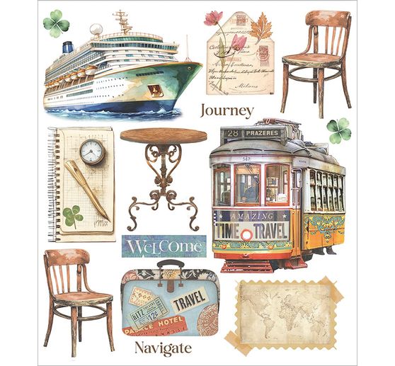 XL Rub On assortiment "Art of Travelling"