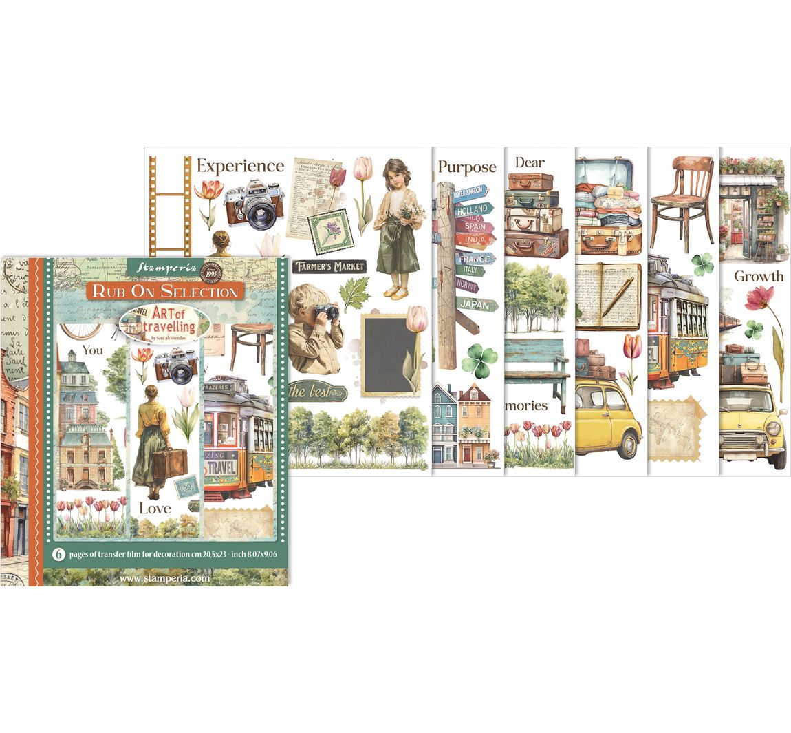 XL Rub On assortiment "Art of Travelling"