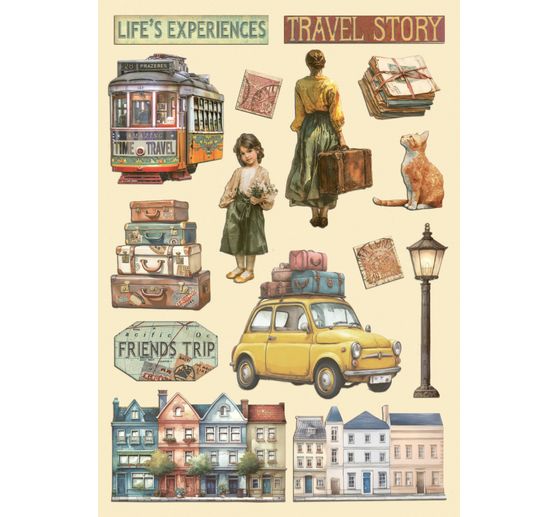 Lasercut motieven "Art of Travelling"