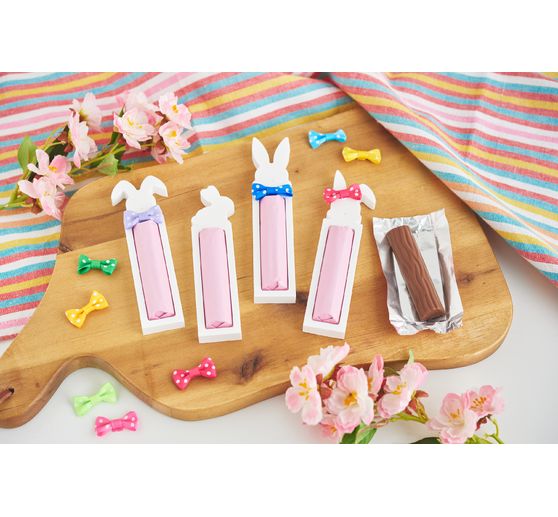 VBS Siliconen gietvorm "Chocoladereep houder Bunny"