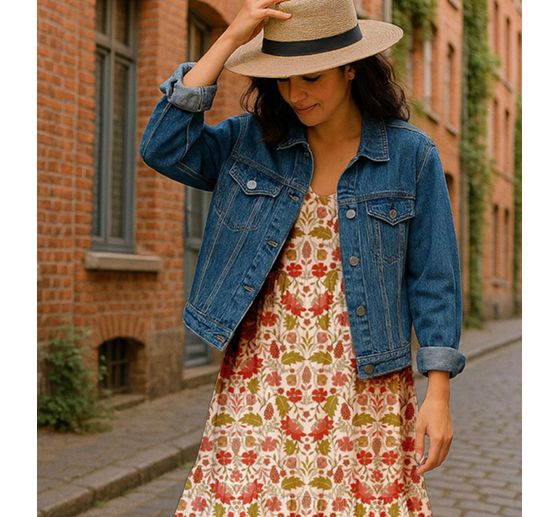 Katoenen stof "Lizy"