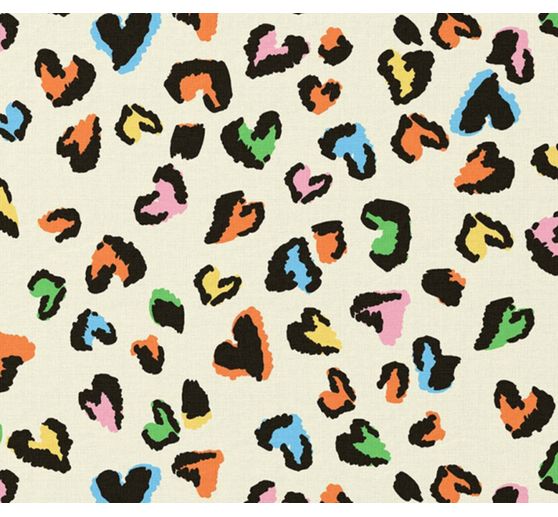 Katoenen stof "Love Leo"