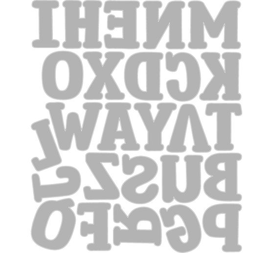 Sizzix Thinlits Ponssjabloon "Alphabet by Eileen Hull"