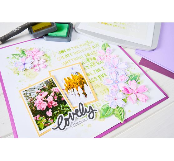 Sizzix Stencil Set "Words and Numbers"