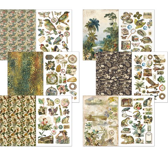 Junk Journal & Ephemera Book "Jungle Vibes"