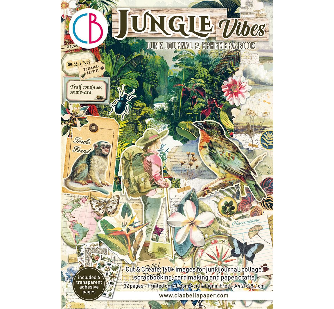 Junk Journal & Ephemera Book "Jungle Vibes"