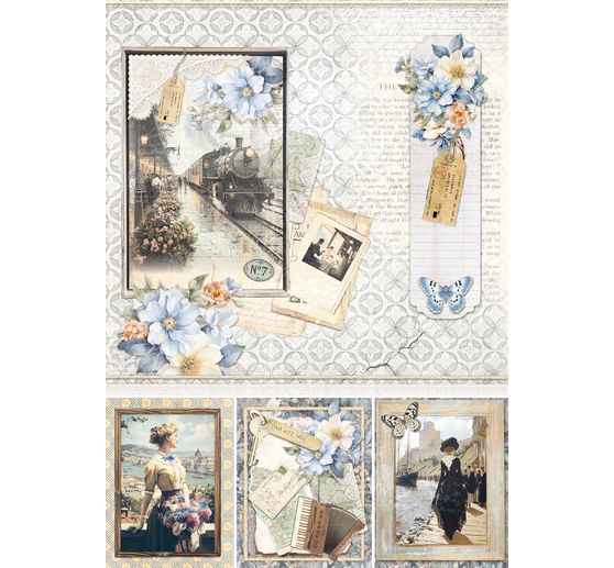 Papier set "Eastern Journey"