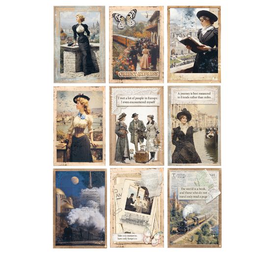 Papier set "Eastern Journey"