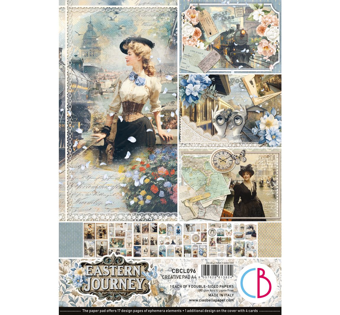 Papier set "Eastern Journey"