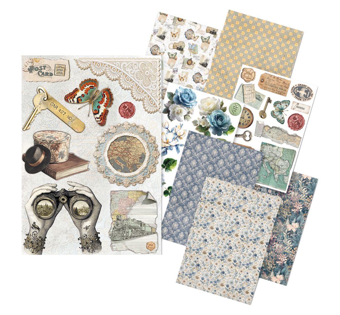 Motief strozijde assortiment "Eastern Journey", set van 8