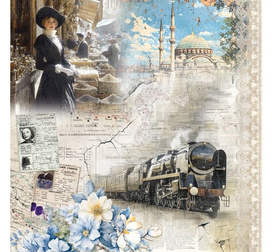 Scrapbookpapier "Eastern Journey"
