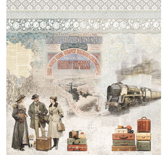 Scrapbookpapier "Eastern Journey"