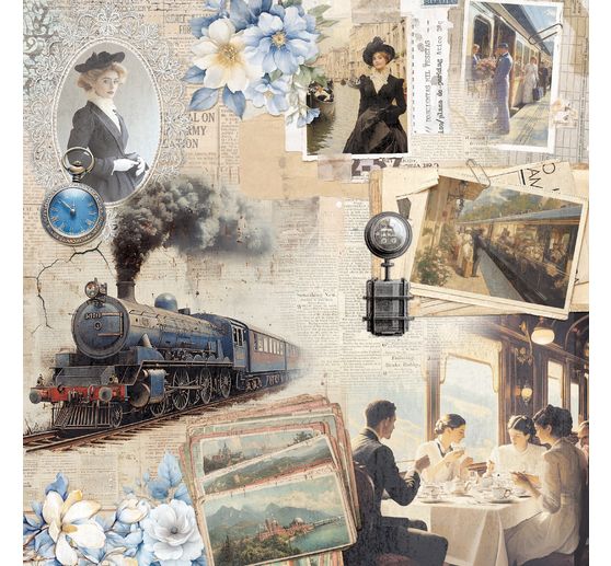 Scrapbookpapier "Eastern Journey"