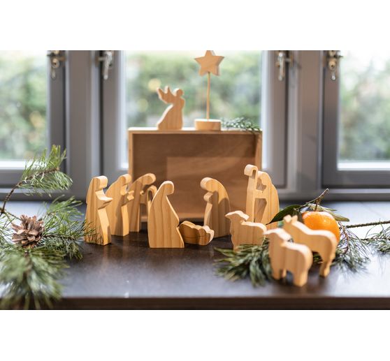 Wooden nativity figures "Bethlehem"