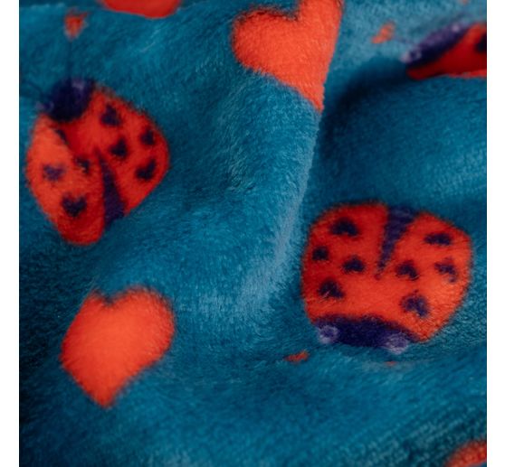 Fleece stof "Ladybug"