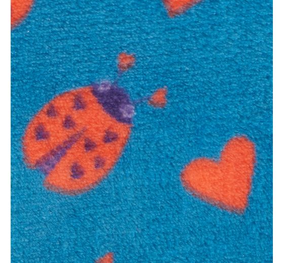 Fleece fabric "Ladybug"