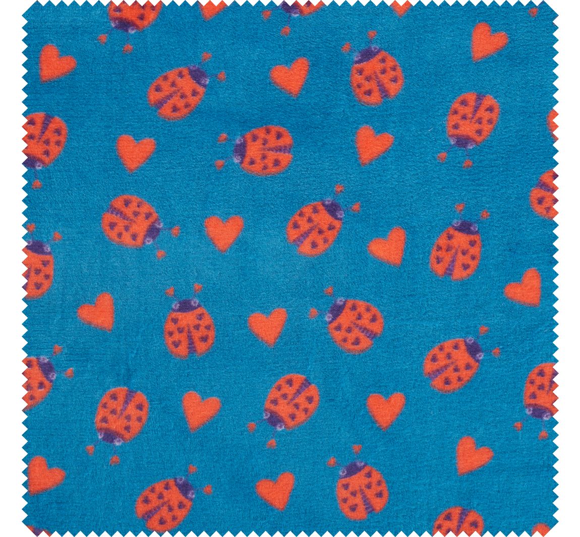 Fleece stof "Ladybug"