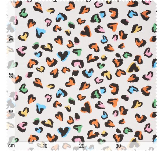 Katoenen stof "Love Leo"