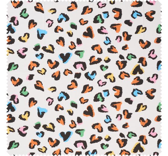 Katoenen stof "Love Leo"