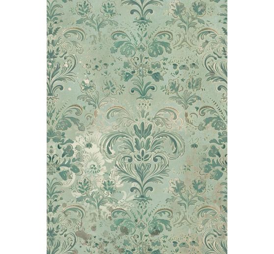 Achtergronden "Gardens of Time" motief strozijde, set van 8