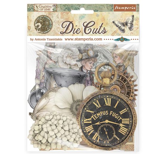 Punching motifs "Gardens of Time"