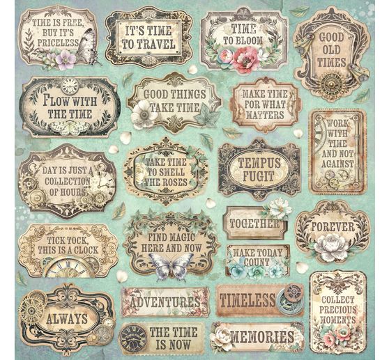 Scrapbook block "Gardens of Time"