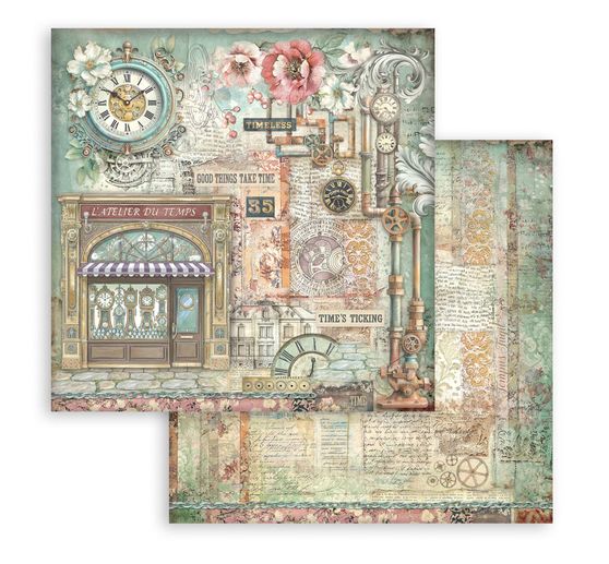 Scrapbook block "Gardens of Time"