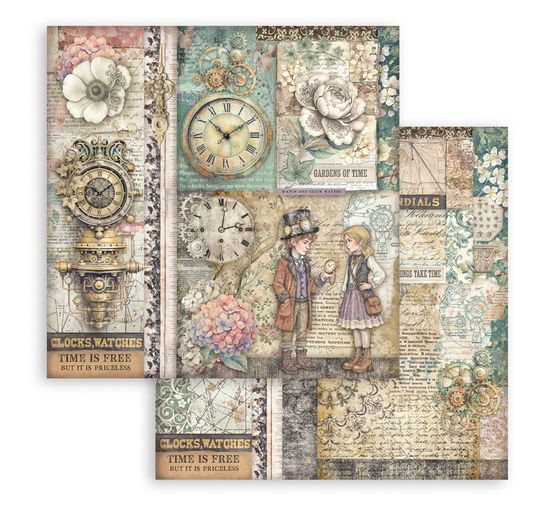 Scrapbook block "Gardens of Time"