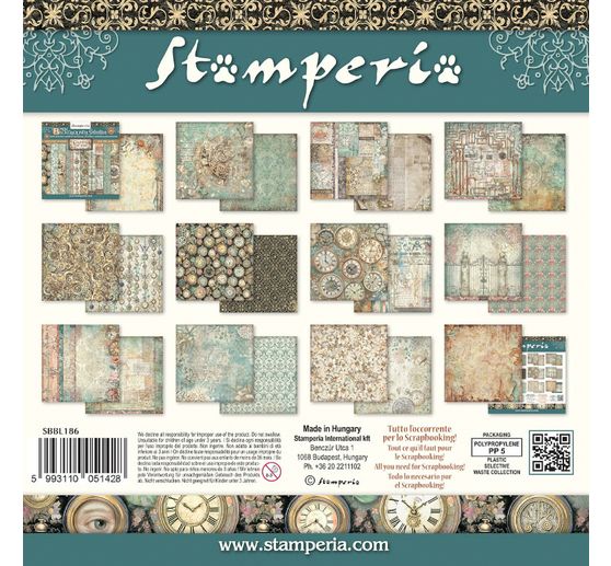 Scrapbook block "Gardens of Time Backgrounds"