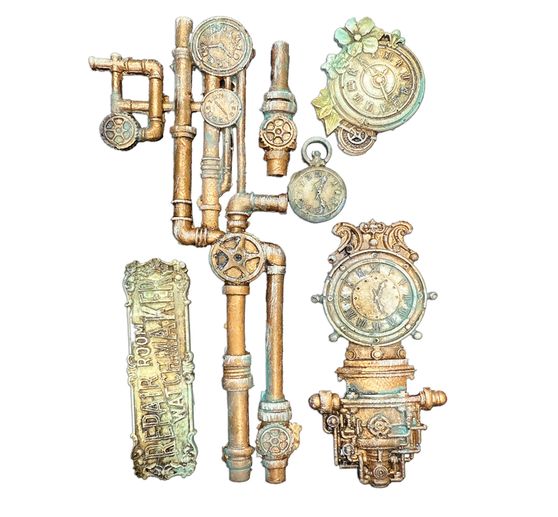 Silicon vorm A5 "Gardens of Time", Clocks and Tubes