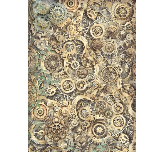 Motief strozijde assortiment "Gardens of Time", DIN A4, set van 6