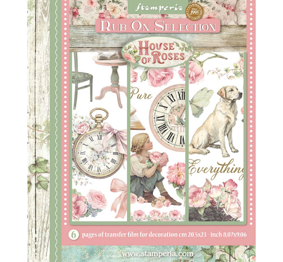 XL Rub On assortiment "House of Roses"