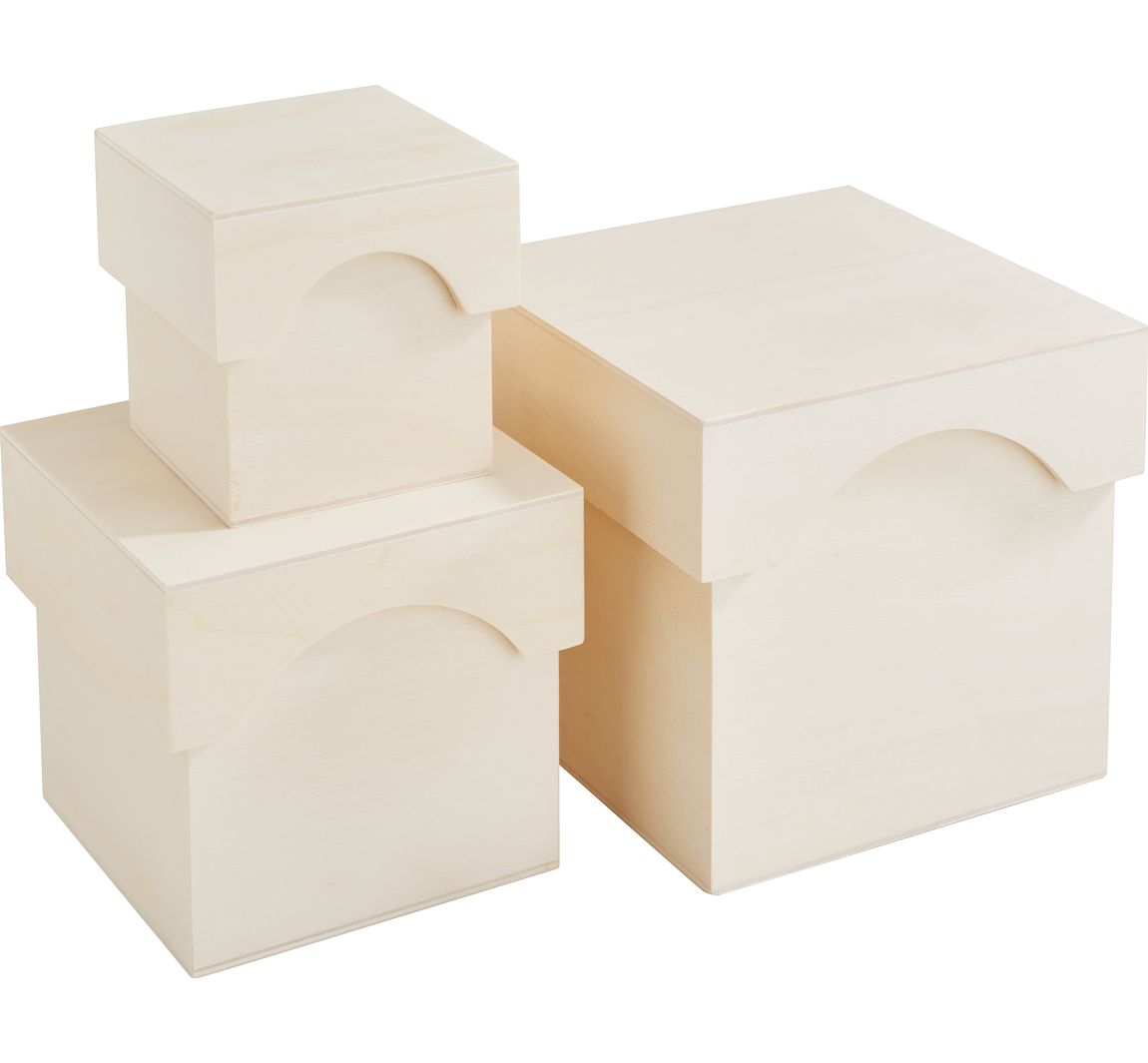 VBS Stapelbare houten boxen