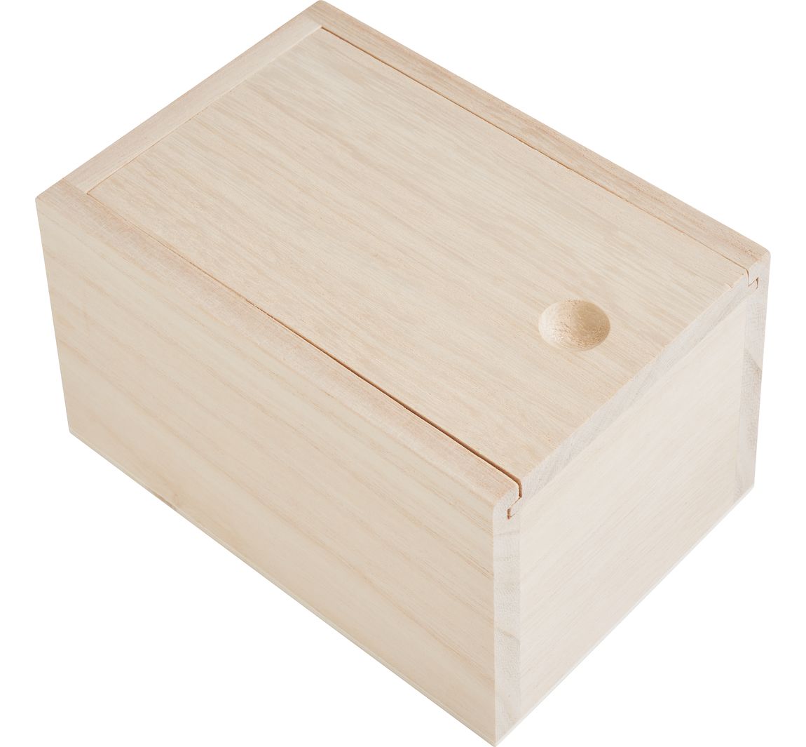 VBS Houten doos / theedoos met schuifdeksel