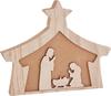 VBS Houten kerststal met uitsparing