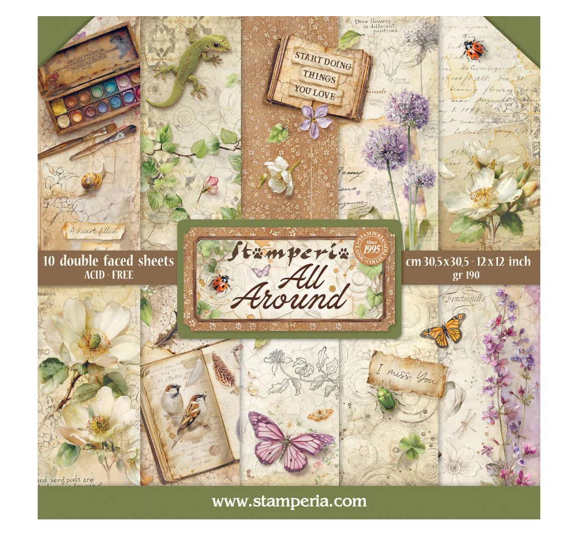 Scrapbook blok "All Around"