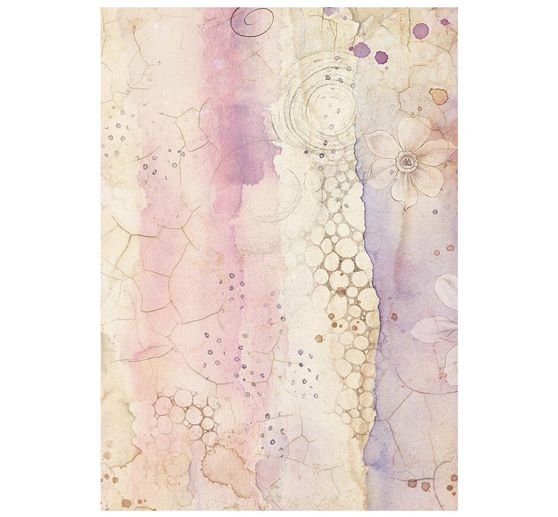 Motif straw silk backgrounds "All Around", DIN A6, set of 8
