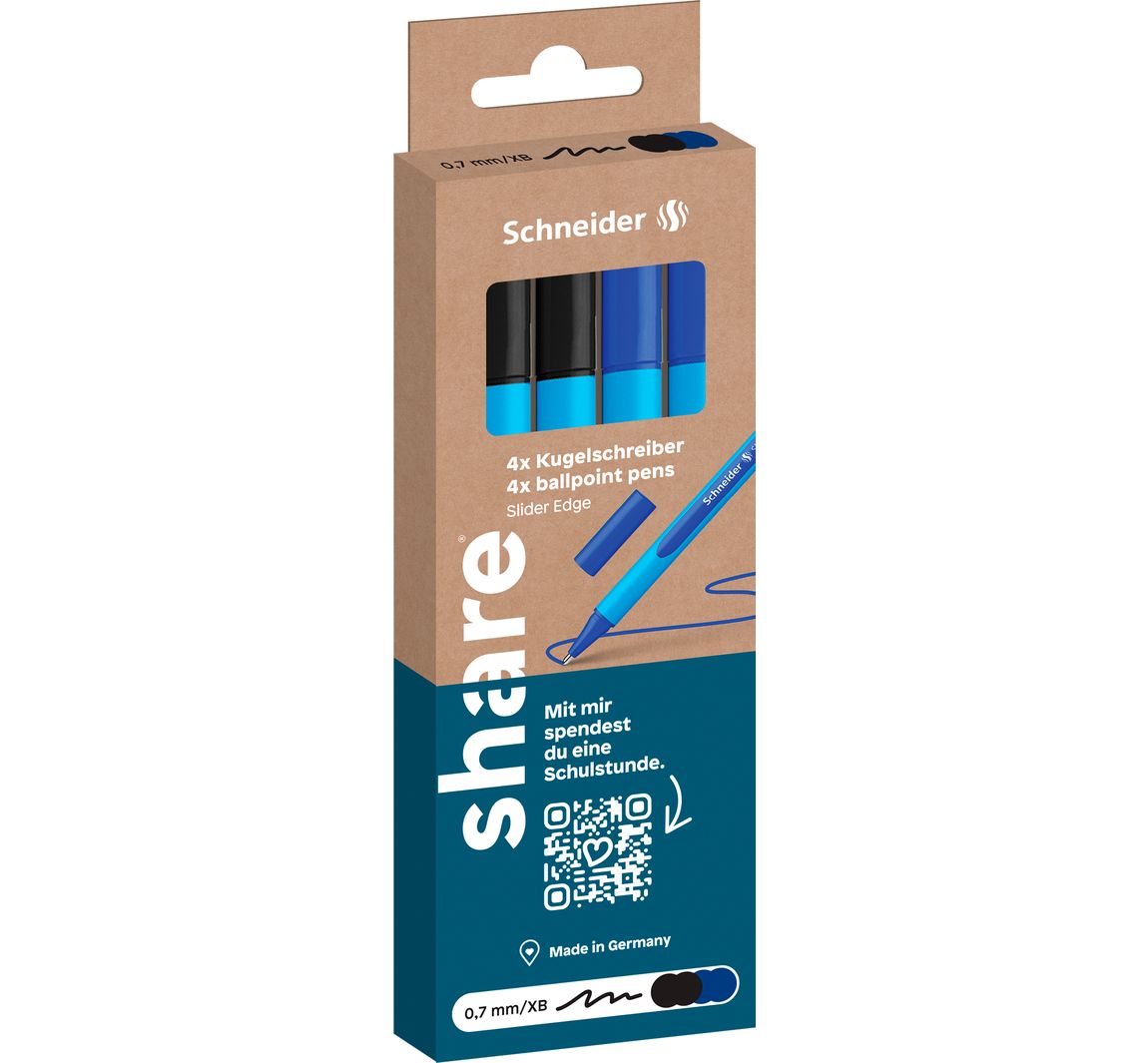 share Balpen XB, set van 4