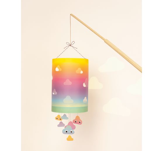 Lantaarns knutselset incl. LED's "Regenboog"