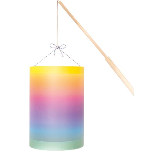 Lantaarns knutselset incl. LED's "Regenboog"