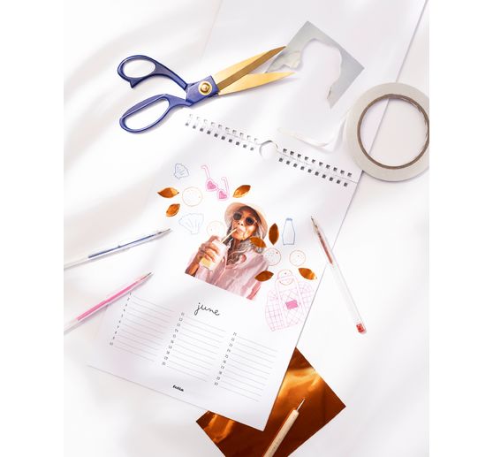 DIY Photo calendar "White"