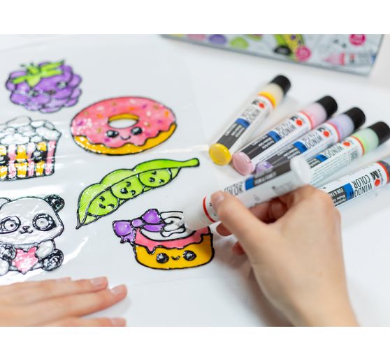 Marabu Window Color "Sweeties", 6 x 25 ml