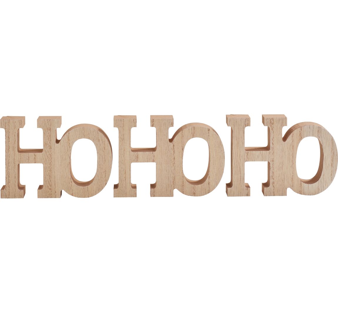 VBS Houten tekst "HoHoHo"
