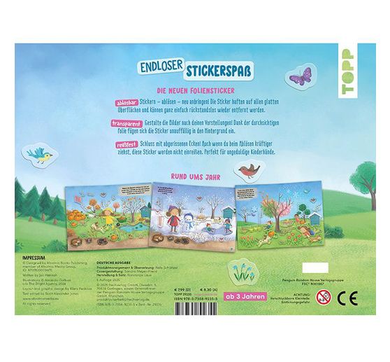 Book "Stickern ohne Ende - Die vier Jahreszeiten"